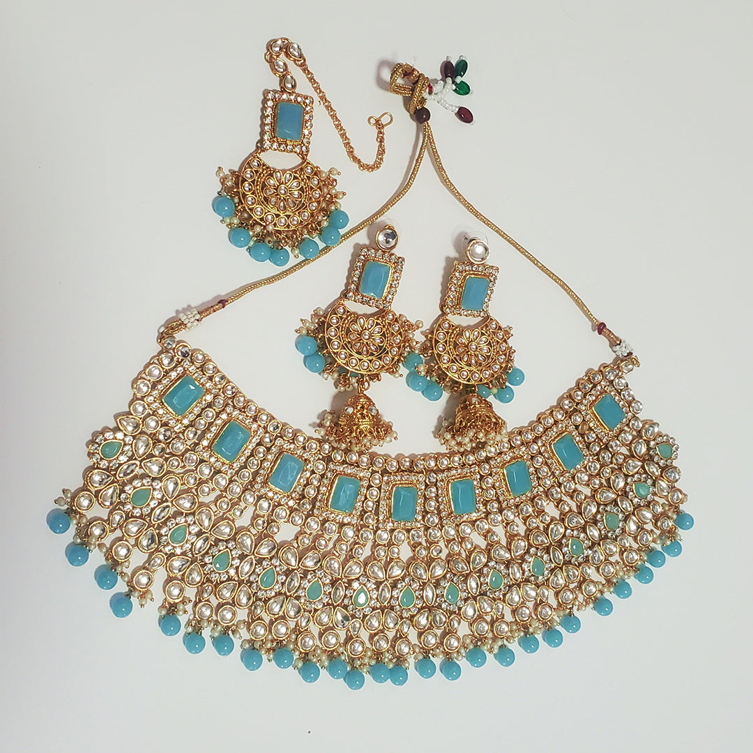 Necklace Set-Ferozi