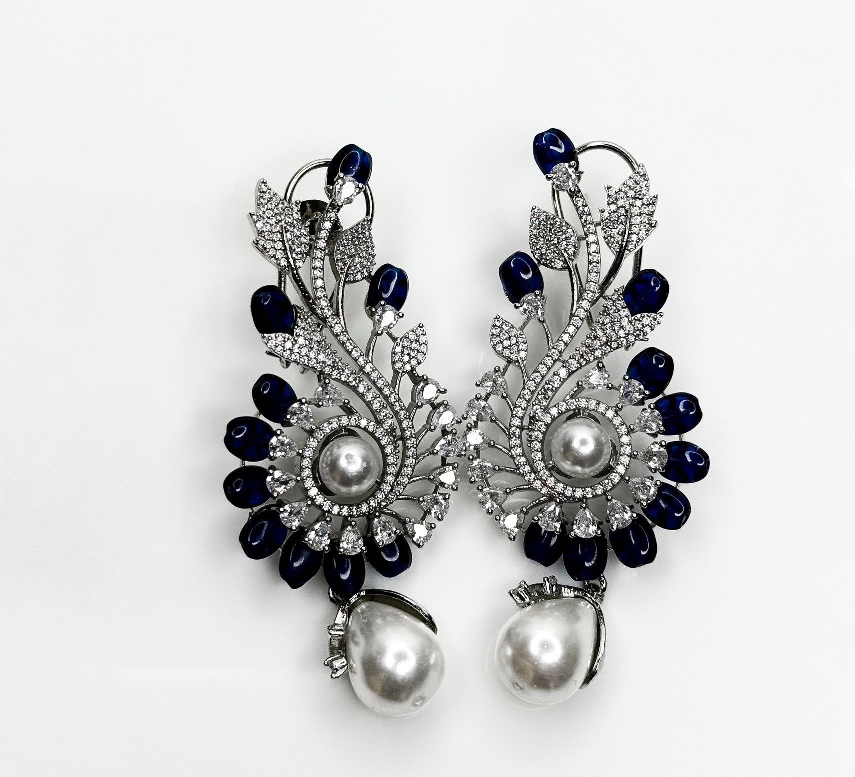 Cluster Earing Silver For Women